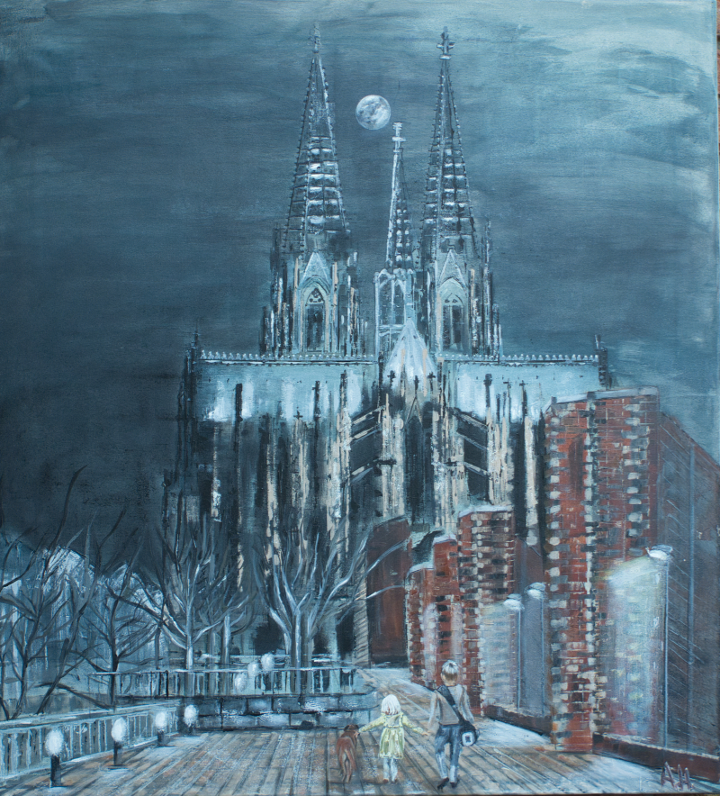 Spaziergang zum Kölner Dom